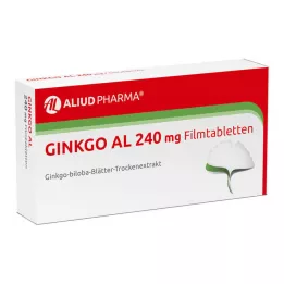 GINKGO AL 240 mg filmsko obložene tablete, 60 kosov