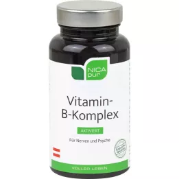 NICAPUR Vitamin B kompleks aktivirane kapsule, 60 kosov