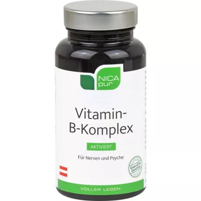 NICAPUR Vitamin B kompleks aktivirane kapsule, 60 kosov