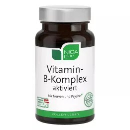 NICAPUR Vitamin B kompleks aktivirane kapsule, 60 kosov