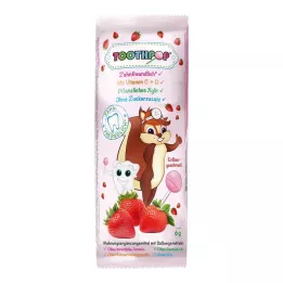 TOOTHPOP Lizica za nego zob z okusom jagode, 1 kos