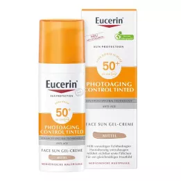 EUCERIN Sonce CC Srednje obarvana krema LSF 50+, 50 ml