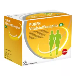 PUREN Kompleks vitalnih snovi, vrečka s 15 g granul, 30 kosov