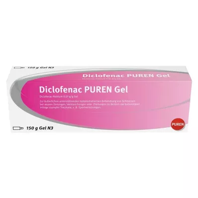 Diklofenak PUREN gel, 150 g