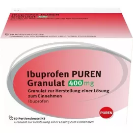 IBUPROFEN PUREN Granule 400 mg za peroralno uporabo, 50 kosov
