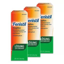 FENISTIL Kapljice, 3X20 ml