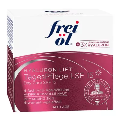 FREI ÖL Anti-Age Hyaluron Lift Day Care LSF 15, 50 ml FREI ÖL Anti-Age Hyaluron Lift Day Care LSF 15, 50 ml