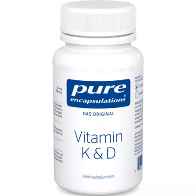 PURE ENCAPSULATIONS Vitamin K &amp; D kapsule, 60 kapsul
