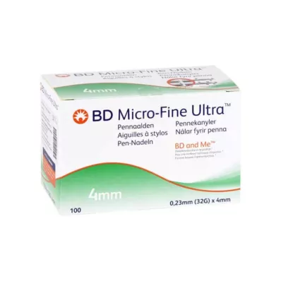 BD Micro-Fine Ultra Pen igle 0,23x4 mm, 100 kos BD Micro-Fine Ultra Pen igle 0,23x4 mm, 100 kos