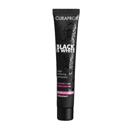 Curaprox Black is White oglje zobna pasta, 90 ml