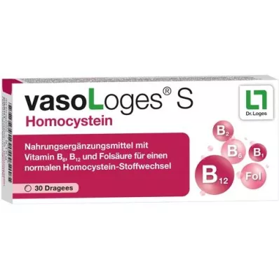 VASOLOGES S Homocistein obložene tablete, 30 kapsul