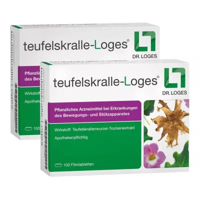 TEUFELSKRALLE-LOGES Filmsko obložene tablete, 200 kosov