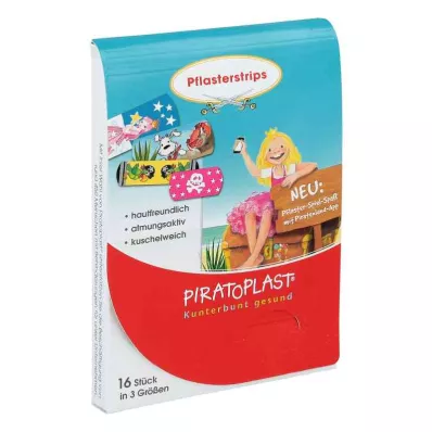 PIRATOPLAST Dekliški trakovi za omet 3 velikosti, 16 kosov