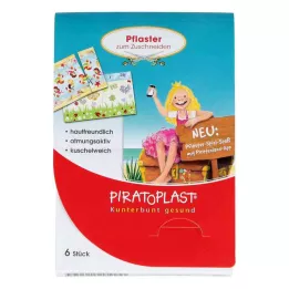 PIRATOPLAST Dekliški izrez iz mavca 6x10 cm, 6 kosov