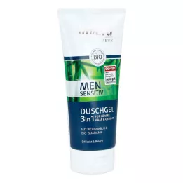 LAVERA Gel za prhanje za moške 3v1, 200 ml