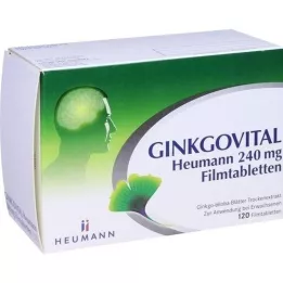 GINKGOVITAL Heumann 240 mg filmsko obložene tablete, 120 kosov