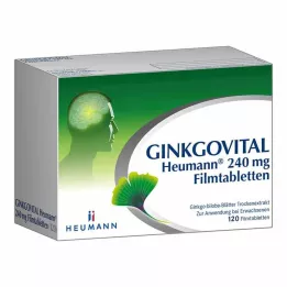 GINKGOVITAL Heumann 240 mg filmsko obložene tablete, 120 kosov