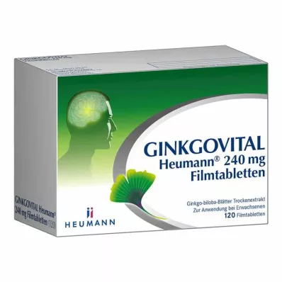 GINKGOVITAL Heumann 240 mg filmsko obložene tablete, 120 kos