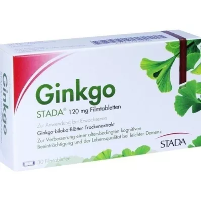 GINKGO STADA 120 mg filmsko obložene tablete, 30 kosov