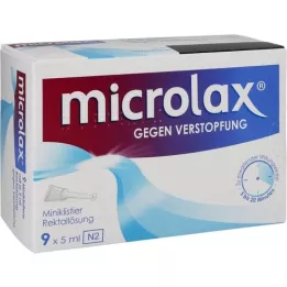 MICROLAX Rektalne klistirne raztopine, 9X5 ml