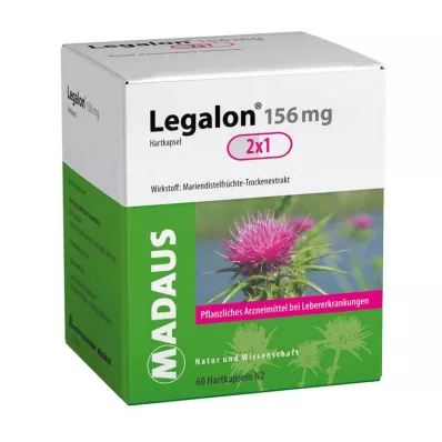 Legalon Madaus 156 mg trde kapsule, 60 kos