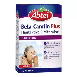 ABTEI Beta-karoten Plus Skin Active B-vitamini, 50 kapsul