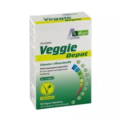 VEGGIE Tablete Depot Vitamins+Minerals, 60 kapsul VEGGIE Tablete Depot Vitamins+Minerals, 60 kapsul