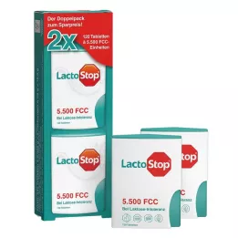 LACTOSTOP 5.500 FCC Dozator za tablete s klikom Dop.Pa., 2X120 kosov