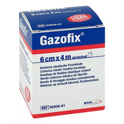 Gazofix fiksirni povoj koheziven 6 cmx4 m, 1 kos Gazofix fiksirni povoj koheziven 6 cmx4 m, 1 kos