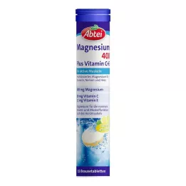 ABTEI Magnezij 400 Plus Vitamin C+E šumeče tablete, 15 kosov
