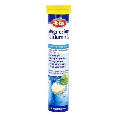 Abtei Magnesium Calcium+d3 šumeče tablete (15 kosov) Abtei Magnesium Calcium+d3 šumeče tablete (15 kosov)