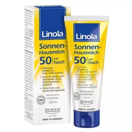 LINOLA Mleko za sončenje LSF 50, 100 ml