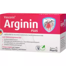 VASCORIN Arginin Plus kapsule, 120 kapsul