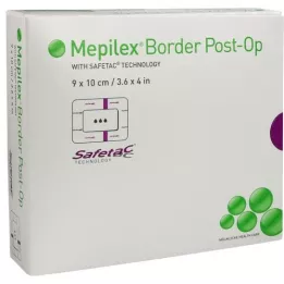 MEPILEX Mejna pošta-OP Lepilna obloga 9x10 cm, 10 kosov