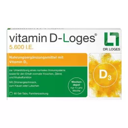 VITAMIN D-LOGES 5.600 I.E. Wo.Depot Kautabl.Fam.Pa, 60 kosov
