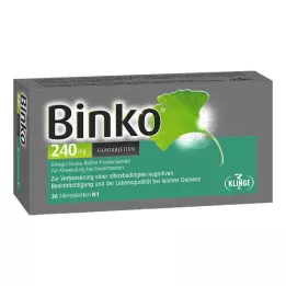 BINKO 240 mg filmsko obložene tablete, 30 kosov