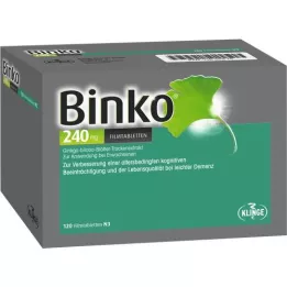 BINKO 240 mg filmsko obložene tablete, 120 kosov