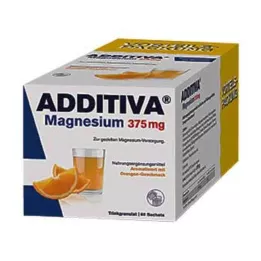 ADDITIVA Magnezij 375 mg vrečke, 60 kosov
