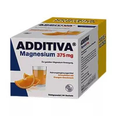Additiva magnezij 375 mg zrnca oranžna, 60 kos Additiva magnezij 375 mg zrnca oranžna, 60 kos