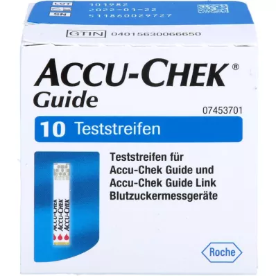 ACCU-CHEK Vodilni testni trakovi, 1X10 kosov