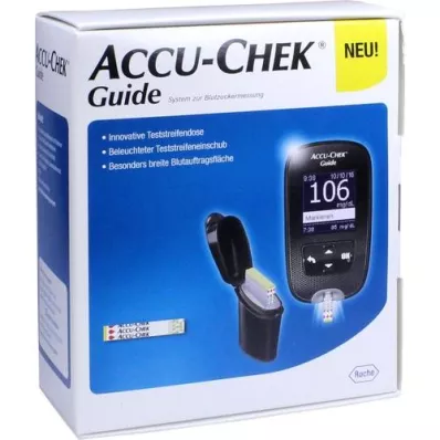 ACCU-CHEK Vodnik za merjenje glukoze v krvi mg/dl, 1 kos