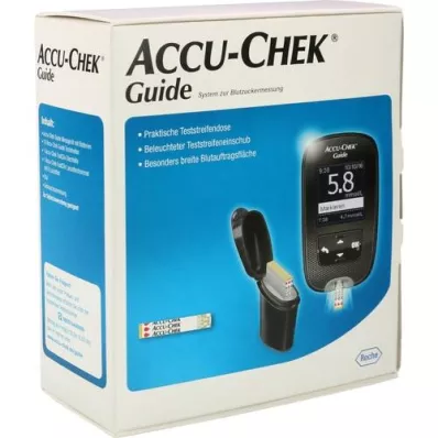ACCU-CHEK Vodnik za merjenje glukoze v krvi mmol/l, 1 kos
