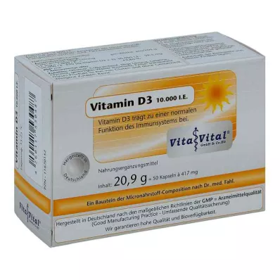 Vitamin D3 10.000 I.e.Kapsule (50 kosov)
