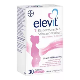 ELEVIT 1 Plodnost & Tablete za nosečnost, 30 kapsul