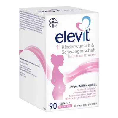 Elevit 1 Fertility & Nosečnostne tablete, 90 kos Elevit 1 Fertility & Nosečnostne tablete, 90 kos