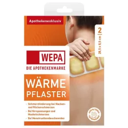 WÄRMEPFLASTER Vratna stran 8,5x28,5 cm WEPA, 2 kosa
