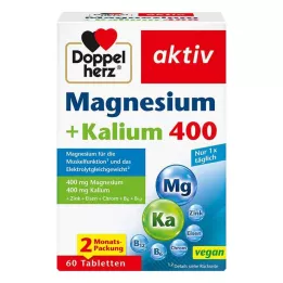DOPPELHERZ Magnezij+kalij tablete, 60 kapsul