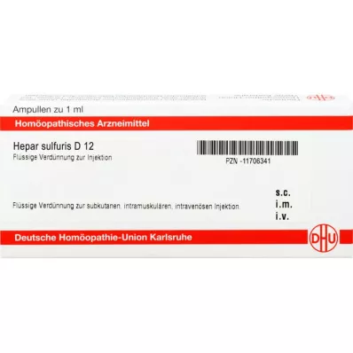 HEPAR SULFURIS D 12 ampul, 8X1 ml