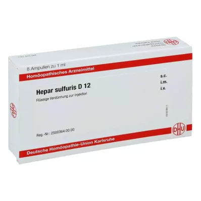 HEPAR SULFURIS D 12 ampul, 8X1 ml