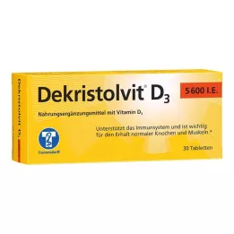 DEKRISTOLVIT D3 5.600 I.U. Tablete, 30 kosov